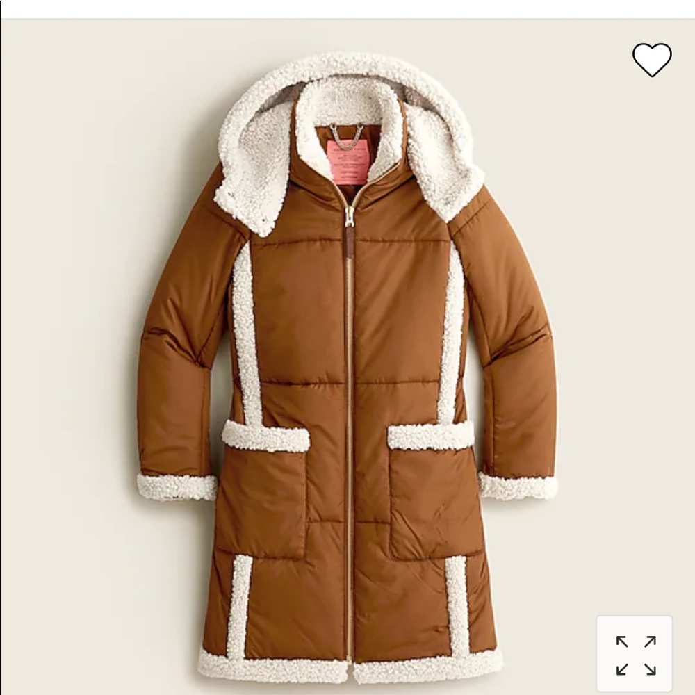 Basically New Jcrew Brown Extremely Warm Jacket! … - image 1